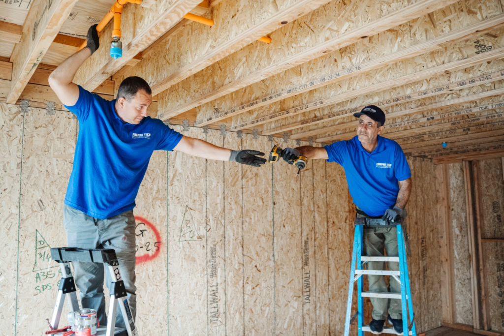 sprinkler installation to ensure holiday fire safety 